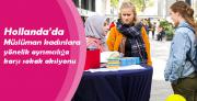 Hollanda'da Müslüman kadınlara yönelik ayrımcılığa karşı sokak aksiyonu